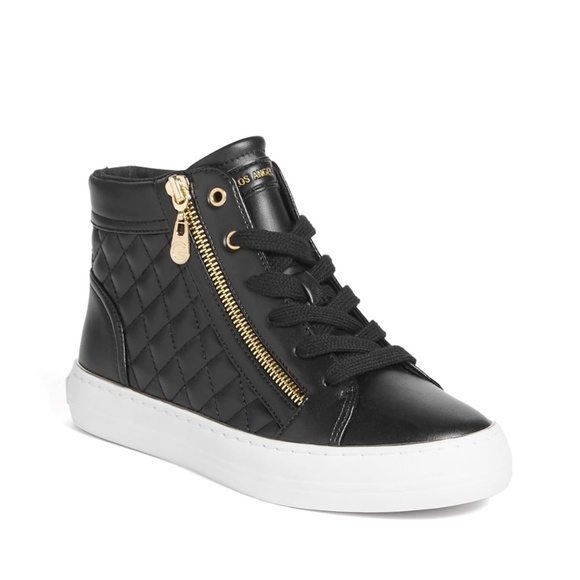 New G by GUESS Gatsin Quilted High-Top Sneaker SZ 8.5 - Picture 1 of 5